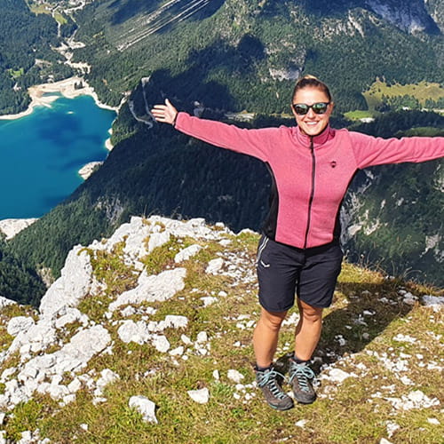 Anna Venturini
Anna Venturini has been a hiking guide since 2022 and is also a Travel Designer. She studied Foreign Languages and Literatures at university. Born and raised in Friuli Venezia Giulia, a mosaic of unique and fascinating landscapes, she is deeply connected to this region and to the wild nature that characterizes it.